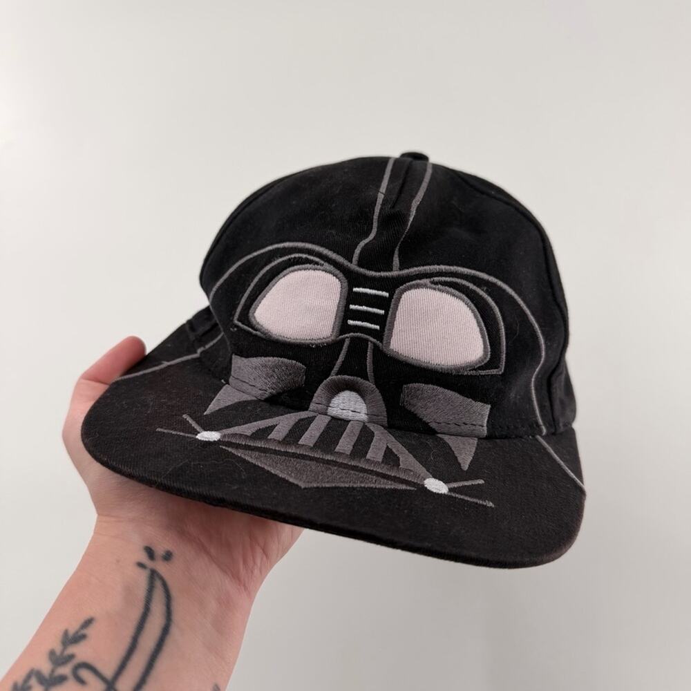 Disney Parks Star Wars Darth Vader SnapBack Hat Kids Boys Youth Black
